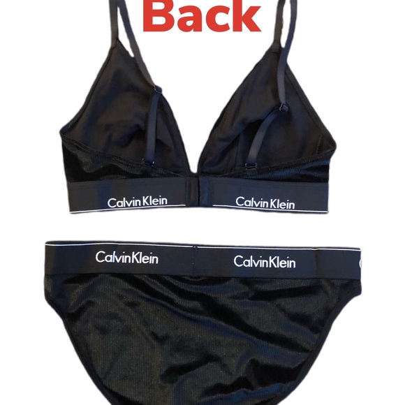 CALVIN KLEIN BRA & BIKINI SET VELVET MODERN COTTON - Picture 8 of 8